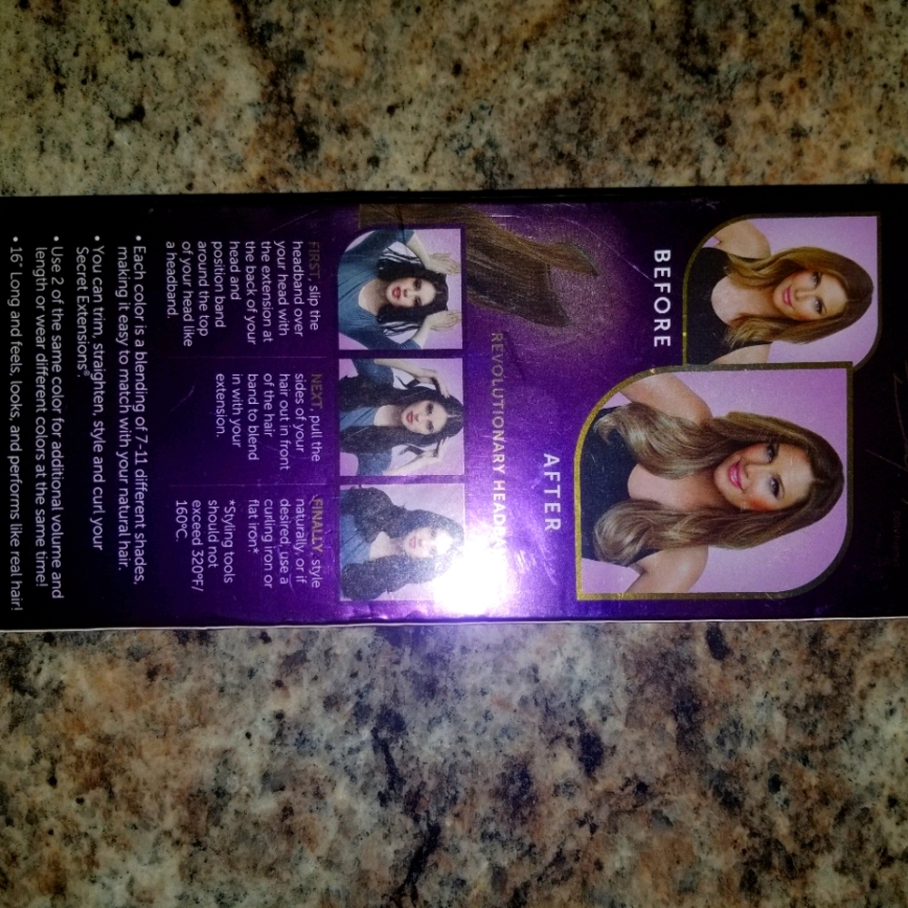 Invisible band hair extension